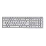 סט מקלדת ועכבר אלחוטיים לבן Asus W5000 | עיצוב דק במיוחד, שקט ונוח ביותר