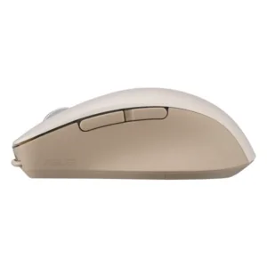 עכבר אלחוטי Bluetooth ארגונומי עם 6 כפתורים שקט ונייד Asus MD200 בז'