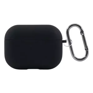 כיסוי קטיפה לאיירפודס פרו 3 שחור | רך ונעים למגע עם קליפס נשיאה
